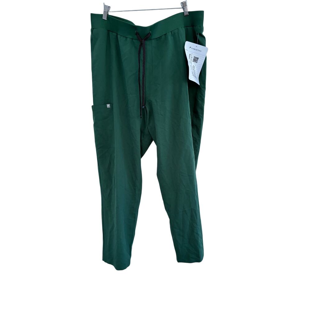 NWT Fabletics Mens XXL Intake Scrub Joggers Hunter Green READ
